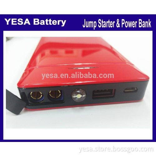 Thin Type IJS-600D 6000mAh Li-ion Battery Jump Starter for Gasoline Car / Diesel Vehicle